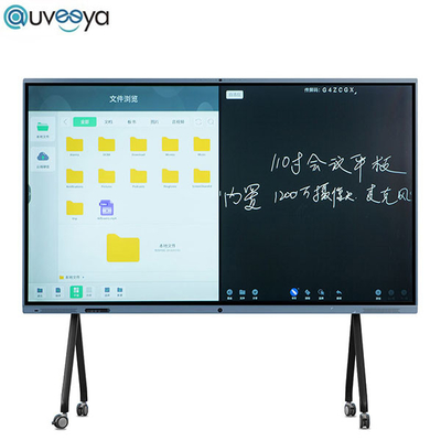 X5PRO 교육적 플랫 4k 대화식 패널은 카메라로 75 인치를 드러냅니다